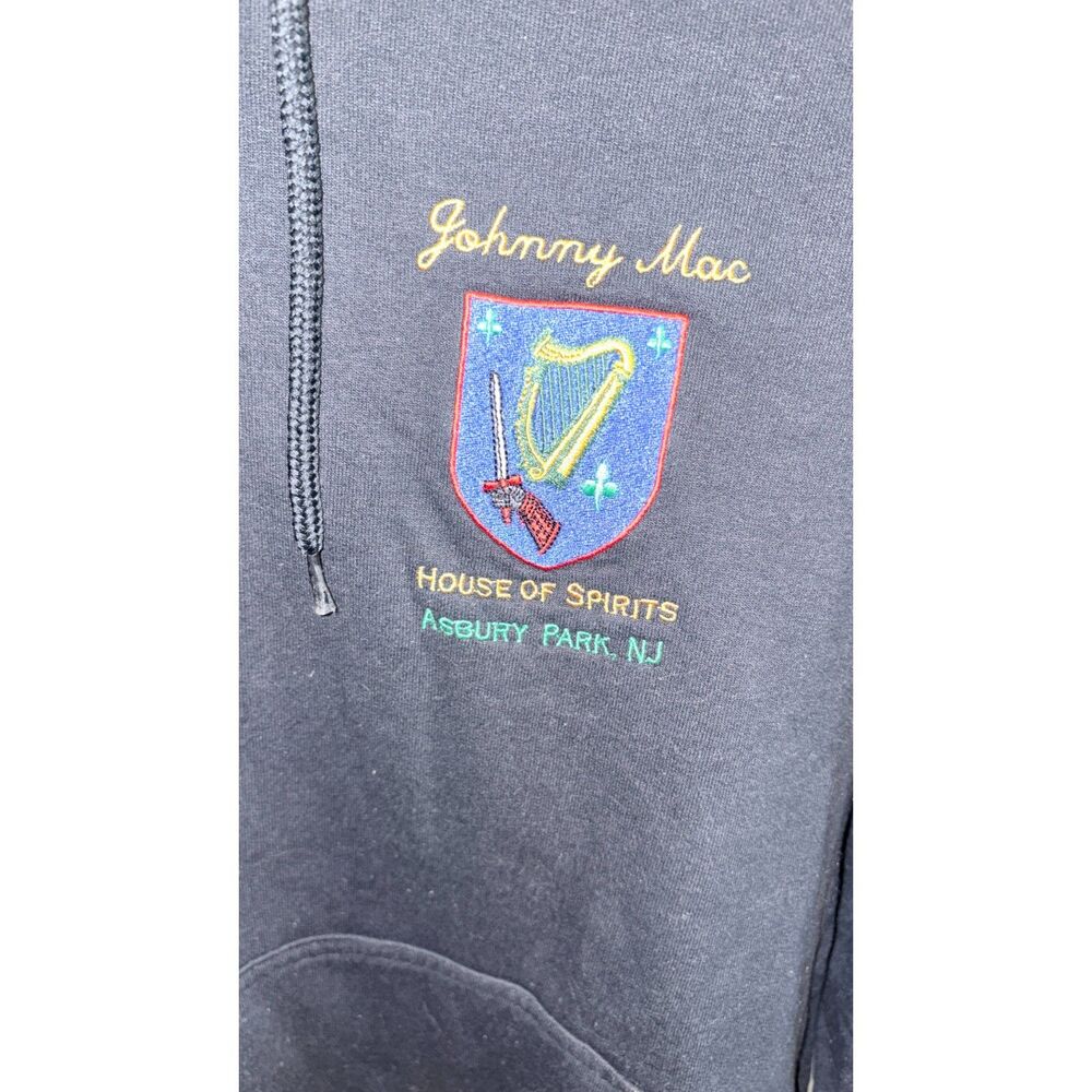 Johnny Mac House of Spirits Asbury Park NJ Hoodie Port & Company Size Medium
